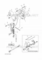 PIÈCES OPTIONNELLES 1 pour Yamaha F150G Electric Starter, Remote Control, Power Trim & Tilt, Shaft 25