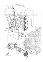 ADMISSION 1 pour Yamaha F175C Electric Starter, Remote Control, Power Trim & Tilt, Shaft 20