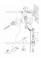 ALIMENTATION CARBURANT 1 pour Yamaha F175C Electric Starter, Remote Control, Power Trim & Tilt, Shaft 20