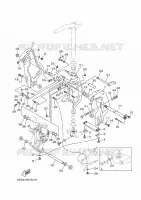 ARAIGNEE pour Yamaha F175C Electric Starter, Remote Control, Power Trim & Tilt, Shaft 20