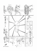 PIECES D'ENTRETIEN pour Yamaha F175C Electric Starter, Remote Control, Power Trim & Tilt, Shaft 20