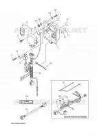 PIÈCES OPTIONNELLES 1 pour Yamaha F175C Electric Starter, Remote Control, Power Trim & Tilt, Shaft 20
