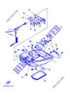 CARENAGE INFERIEUR pour Yamaha 6D Manual & Electric Steering, Tiller Handle, Manual Tilt, Shaft 20