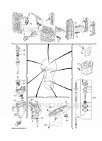 PIECES D'ENTRETIEN pour Yamaha F200B Electric Starter, Remote Control, Power Trim & Tilt, Shaft 25