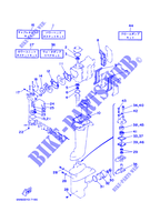 KIT DE REPARATION  pour Yamaha 6D 2 Stroke, Manual Starter, Tiller Handle, Manual Tilt de 2002