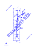 VILEBREQUIN / PISTON pour Yamaha 6D 2 Stroke, Manual Starter, Tiller Handle, Manual Tilt de 2001