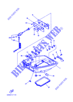 CARENAGE INFERIEUR pour Yamaha 6D 2 Stroke, Manual Starter, Tiller Handle, Manual Tilt de 2001