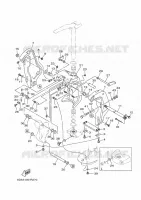 ARAIGNEE pour Yamaha F200F Electric Starter, Remote Control, Power Trim & Tilt, Shaft 20
