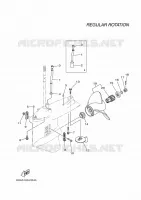 BOITIER D'HELICE ET TRANSMISSION 2 pour Yamaha F200F Electric Starter, Remote Control, Power Trim & Tilt, Shaft 20
