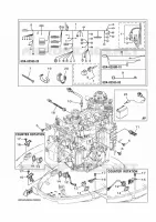 PARTIE ELECTRIQUE 4 pour Yamaha F200F Electric Starter, Remote Control, Power Trim & Tilt, Shaft 20