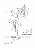 PIÈCES OPTIONNELLES 1 pour Yamaha F200F Electric Starter, Remote Control, Power Trim & Tilt, Shaft 25