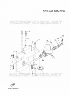 BOITIER D'HELICE ET TRANSMISSION 2 pour Yamaha F200G Electric Starter, Remote Control, Power Trim & Tilt, Shaft 25
