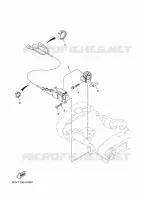 PIÈCES OPTIONNELLES 2 pour Yamaha F200G Electric Starter, Remote Control, Power Trim & Tilt, Shaft 25