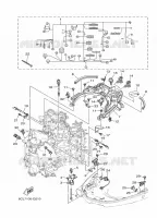 PARTIE ELECTRIQUE 4 pour Yamaha F225F Electric Starter, Remote Control, Power Trim & Tilt, Shaft 30