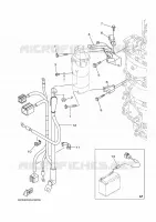 PARTIE ELECTRIQUE 5 pour Yamaha F225F Electric Starter, Remote Control, Power Trim & Tilt, Shaft 30