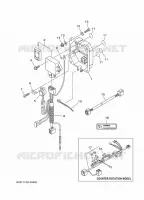 PIÈCES OPTIONNELLES 1 pour Yamaha F225F Electric Starter, Remote Control, Power Trim & Tilt, Shaft 30