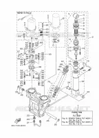 SYSTEME D'INCLINAISON 1 pour Yamaha F225F Electric Starter, Remote Control, Power Trim & Tilt, Shaft 30