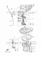 VENTILATEUR D'HUILE pour Yamaha FL150A Counter Rotation, Electric Starter, Remote Control, Power Trim & Tilt, Shaft 20