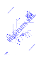 BOITIER D'HELICE ET TRANSMISSION 2 pour Yamaha 8C Manual Starter, Tiller Handle, Manual Tilt, Pre-Mixing, Shaft 15