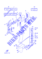 KIT DE REPARATION  pour Yamaha 8C Manual Starter, Tiller Handle, Manual Trim & Tilt, Pre-Mixing, Shaft 20