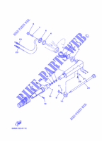 DIRECTION pour Yamaha 8S Manual Starter, Tiller Handle, Manual Tilt, Pre-Mixing, Shaft 15