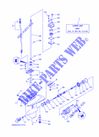 BOITIER D'HELICE ET TRANSMISSION 1 pour Yamaha 8C Manual Starter, Tiller Handle, Manual Tilt, Pre-Mixing de 2008