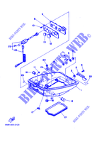 CAPOT INFERIEUR pour Yamaha 8C Manual Starter, Tiller Handle, Manual Tilt, Pre-Mixing de 2008