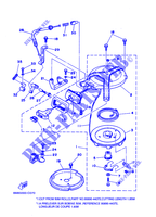 DEMARREUR pour Yamaha 8C Manual Starter, Tiller Handle, Manual Tilt, Pre-Mixing de 2008
