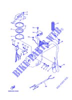 ELECTRIQUE pour Yamaha 8C Manual Starter, Tiller Handle, Manual Tilt, Pre-Mixing de 2008