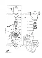 SYSTEME D'INCLINAISON 2 pour Yamaha FL200C Counter Rotation, Electric Starter, Remote Control, Power Trim & Tilt, Shaft 25