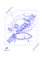 CARENAGE SUPERIEUR pour Yamaha 8C Manual Starter, Tiller Handle, Manual Tilt, Pre-Mixing de 2007