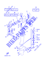 KIT DE REPARATION  pour Yamaha 8C Manual Starter, Tiller Handle, Manual Tilt, Pre-Mixing de 2007