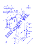 KIT DE REPARATION  pour Yamaha 8C Manual Starter, Tiller Handle, Manual Tilt, Pre-Mixing de 2007