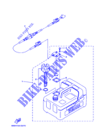 RESERVOIR A ESSENCE pour Yamaha 8C Manual Starter, Tiller Handle, Manual Tilt, Pre-Mixing de 2007