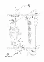 POMPE A INJECTION 2 pour Yamaha LF200X Counter Rotation, Electric Starter, Remote Control, Power Trim & Tilt, Shaft 25