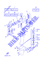 KIT DE REPARATION  pour Yamaha 8C Manual Starter, Tiller Handle, Manual Tilt, Pre-Mixing, Shaft 15