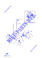 BOITIER D'HELICE ET TRANSMISSION 2 pour Yamaha 8C Manual Starter, Tiller Handle, Manual Tilt, Pre-Mixing, Shaft 15