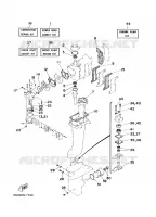 KIT DE REPARATION 1 pour Yamaha 8C 2 Stroke, Manual Starter, Tiller Handle, Manual Tilt de 1997