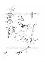 PARTIE ELECTRIQUE 1 pour Yamaha 8C 2 Stroke, Manual Starter, Tiller Handle, Manual Tilt de 1997