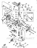 ARAIGNEE pour Yamaha 8C 2 Stroke, Manual Starter, Tiller Handle, Manual Tilt de 1997
