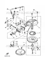 DEMARREUR pour Yamaha 8C 2 Stroke, Manual Starter, Tiller Handle, Manual Tilt de 1997