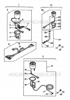 PIÈCES OPTIONNELLES 2 pour Yamaha L150C Left Hand, Electric Start, Remote Control, Power Trim & Tilt, Oil injection de 1990
