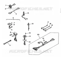 PIÈCES OPTIONNELLES 4 pour Yamaha L150C Left Hand, Electric Start, Remote Control, Power Trim & Tilt, Oil injection de 1990