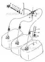 PIÈCES OPTIONNELLES 5 pour Yamaha L150C Left Hand, Electric Start, Remote Control, Power Trim & Tilt, Oil injection de 1990