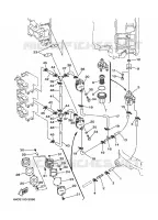 ALIMENTATION CARBURANT 1 pour Yamaha L150F Left Hand, Electric Start, Remote Control, Power Trim & Tilt, Oil injection, Shaft 25