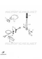 PIÈCES OPTIONNELLES 1 pour Yamaha 8C 2 Stroke, Manual Starter, Tiller Handle, Manual Tilt de 1989