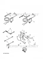 PIÈCES OPTIONNELLES 3 pour Yamaha 8C 2 Stroke, Manual Starter, Tiller Handle, Manual Tilt de 1989