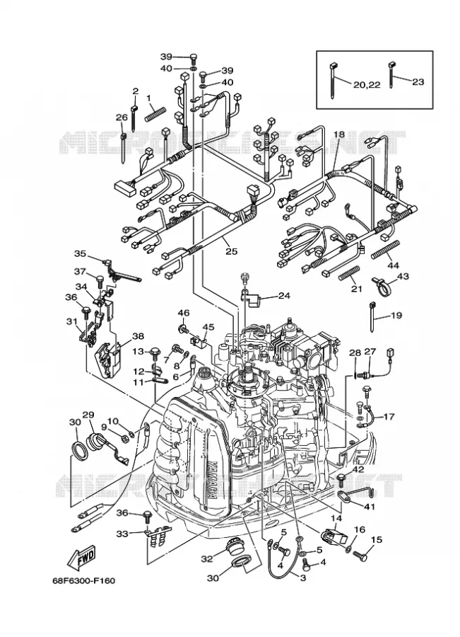 ELECTRIQUE 2 Yamaha OUTBOARD ENGINES 150hp (110.3kW) 2007 Z150  Z150P