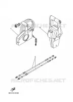 BOITIER DE COMMANDE A DISTANCE pour Yamaha Z150P Electric Starter, Remote Control, Power Trim & Tilt, Oil injection, Shaft 20