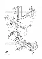 SUPPORT 2 pour Yamaha Z150T Electric Start, Power Trim & Tilt, Remote Control, Shaft 20